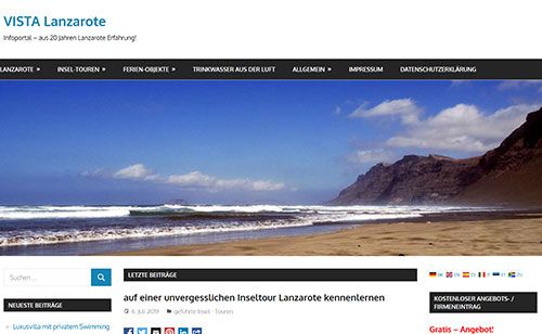 Informationen rund um Lanzarote